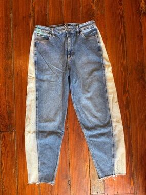 Hollister Two-Tone Blue Skinny Jeans